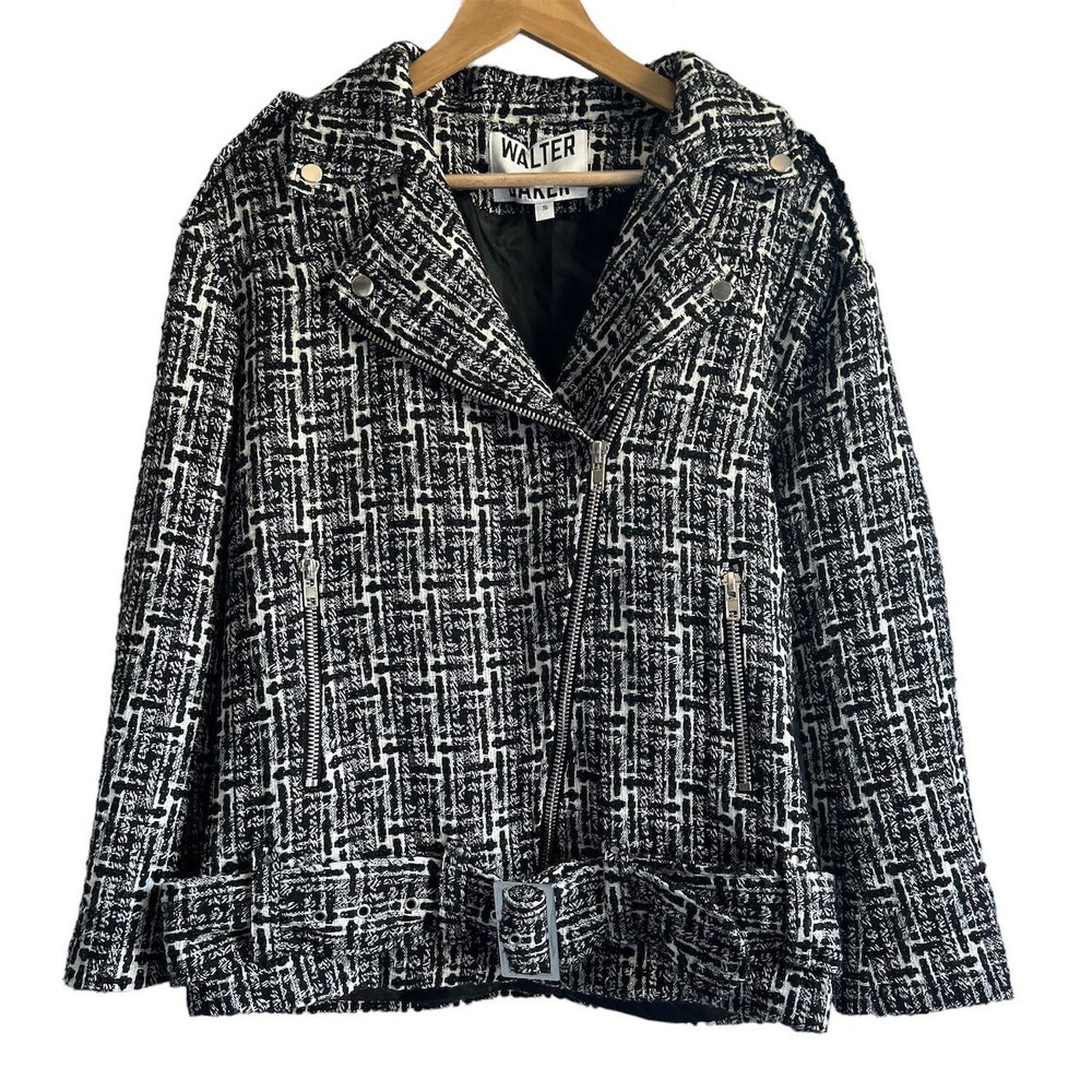 Walker Baker Women’s Size Small‎ Remi Queen Tweed Oversized Motto Jacket